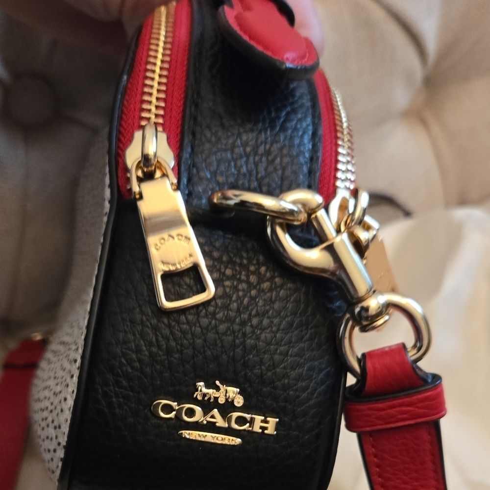 Coach Disney Keith Haring Mickey Mouse Crossbody Bag - Picture 5 of 8